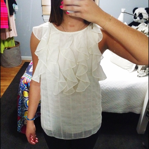 Tibi ruffle blouse