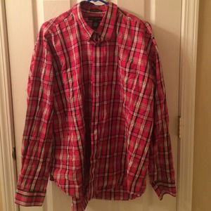 Red plaid long sleeve