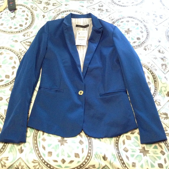 Zara navy blazer Size S
