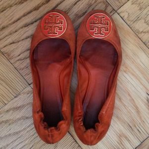 Tory Burch Suede Flats