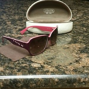 Authentic pink Coach Sunglasses