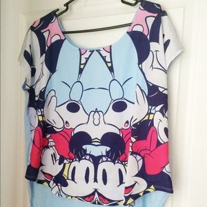 NWT Disney Parks Minnie Mouse top
