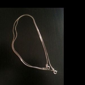 Sterling silver anklets