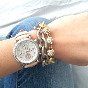 Oia Jules 3 ball gold toned bracelet