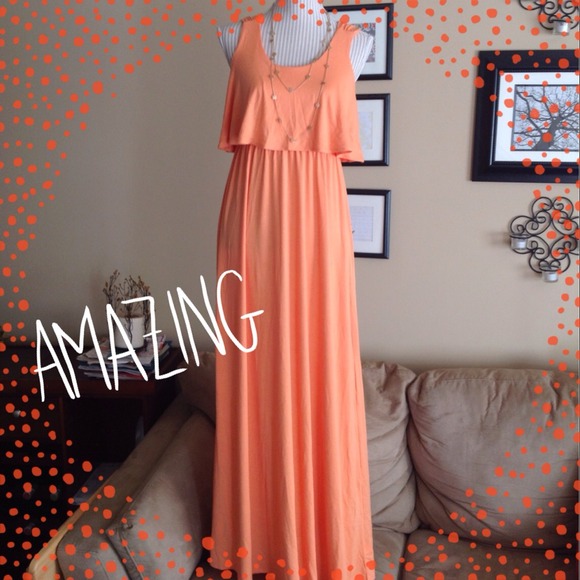 Merona Dresses & Skirts - NWOT Tangerine Maxi Dress