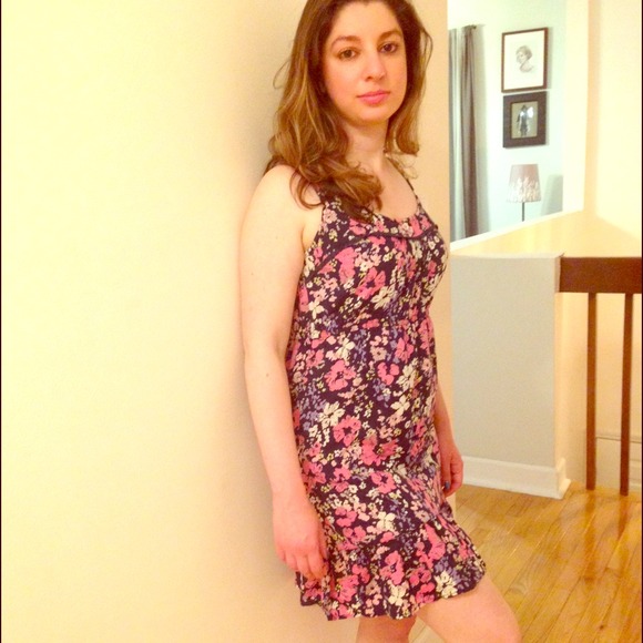 SOLD!!!!! Navy Floral Boho Summer Dress