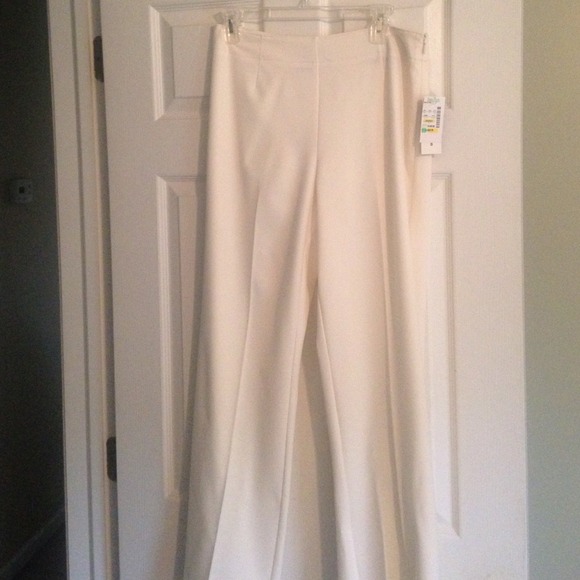 Winter white trouser