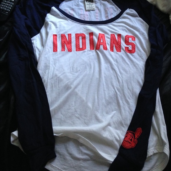 Victoria's Secret Indians Baseball Tee