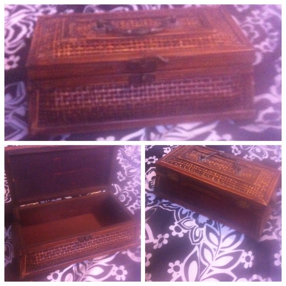 Wooden brown box