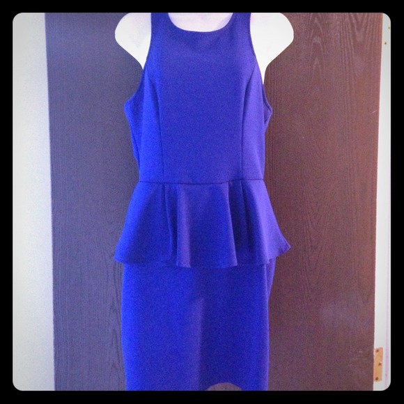 Royal blue LUSH dress