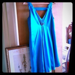 Teal cocktail dress from Laundry by Design
