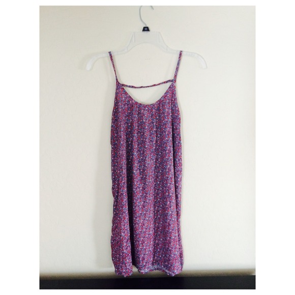 Floral Print Bar Back Dress (Hold)