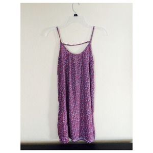 Floral Print Bar Back Dress (Hold)