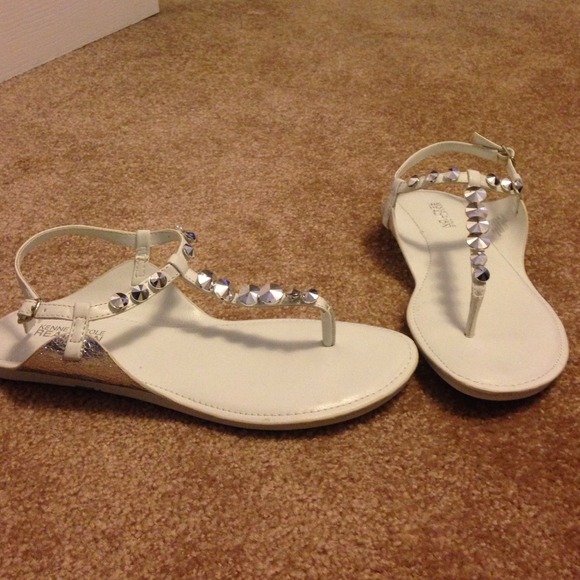 White new sandals