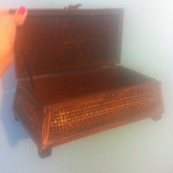 Brown wooden box