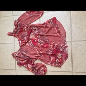 Lauren Conrad floral top