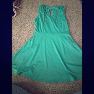 Mint green dress