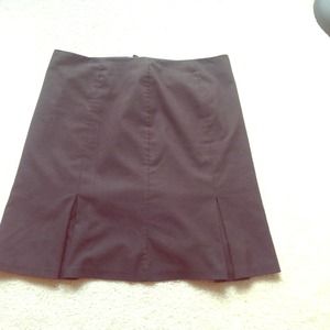 Black pleated skirt