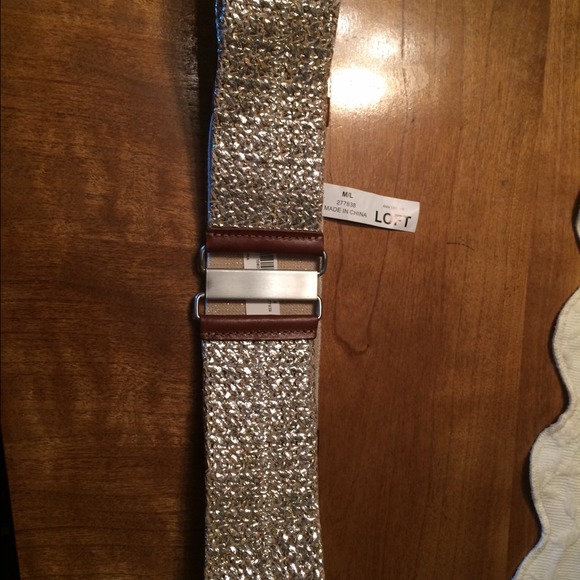 Ann Taylor Loft Gold Belt