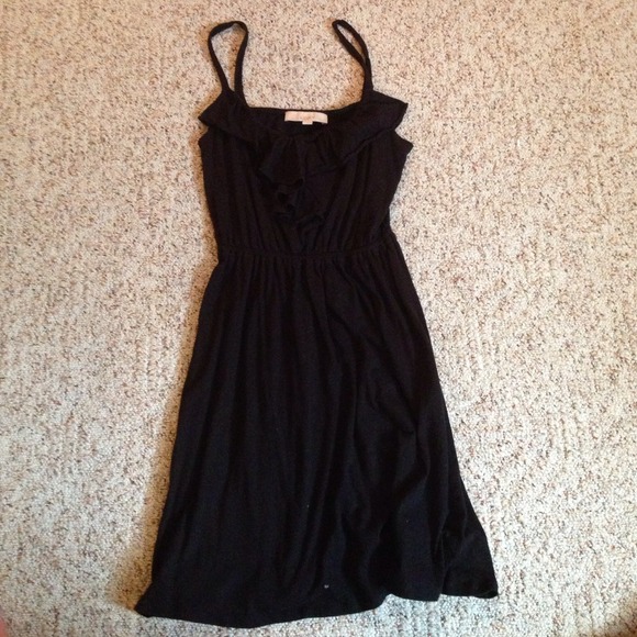 Black cotton Loft sundress