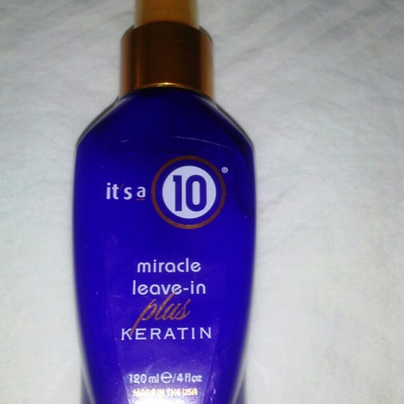 Luxurious leave in hair treatment with keratin
