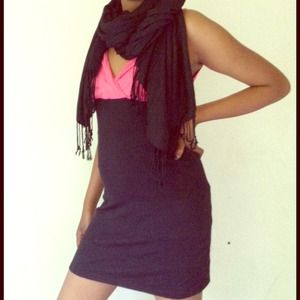 Pretty black and pick dress I bought from Macy's.