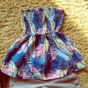 Mossimo strapless top