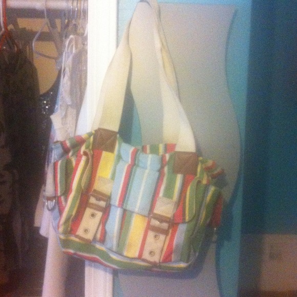 Stripe colored purse