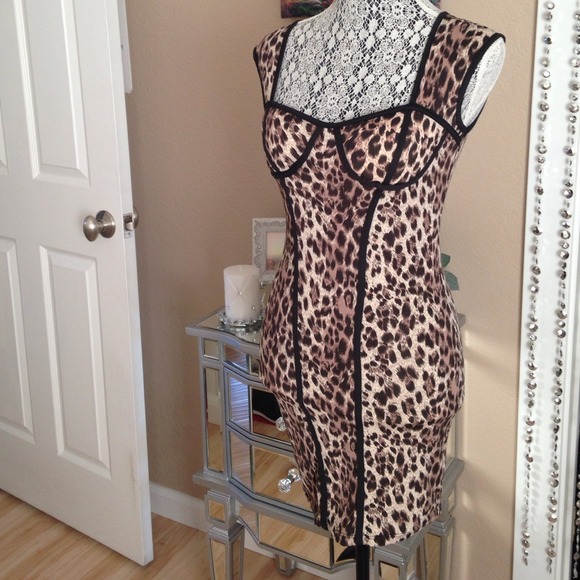 Sexy cheetah dress