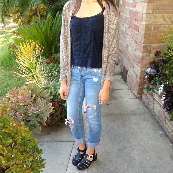 FLOWY marbled cardigan