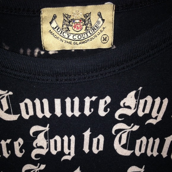 Juicy Couture Black Long Sleeve Shirt - Picture 2 of 4