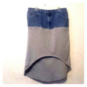 HI/Low skirt denim