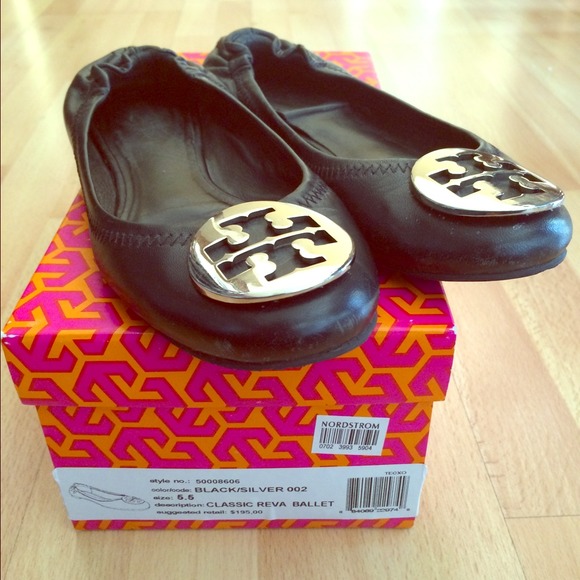 Tory Burch Classic Reva Flat, Women's Size 5.5