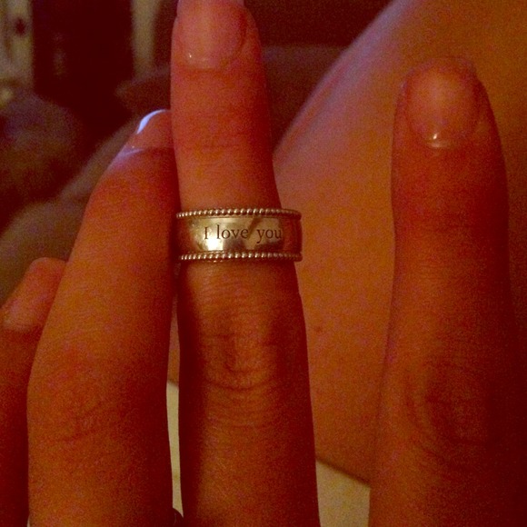 AUTHENTIC Tiffany & Co "I love you" ring