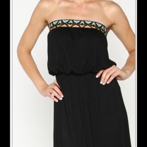 Tribal maxi dress