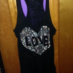 forever 21 sparkle tank
