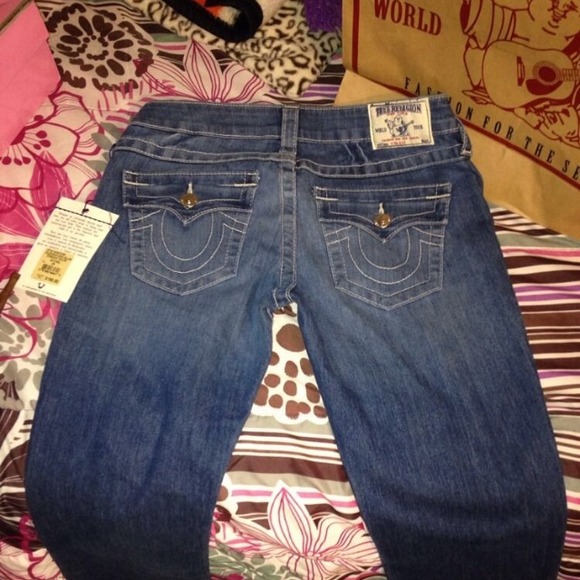 BRAND NEW WOMENS TRUE RELIGION JEANS WITH TAGS - Picture 1 of 4