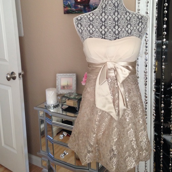 Beautiful gold beige dress