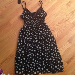 A polkadot dress