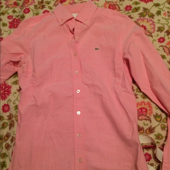Pink Lacoste blouse great condition