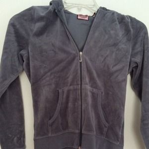 Juicy Couture gray velour tracksuit