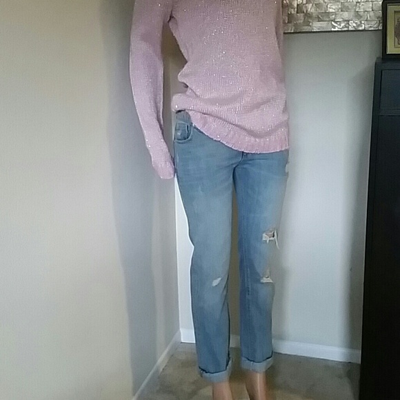 Kitson Boyfriend Distressed Jeans (PRICE FIRM) - Picture 2 of 4