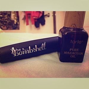 Tarte maracuja oil and be a bombshell mascara