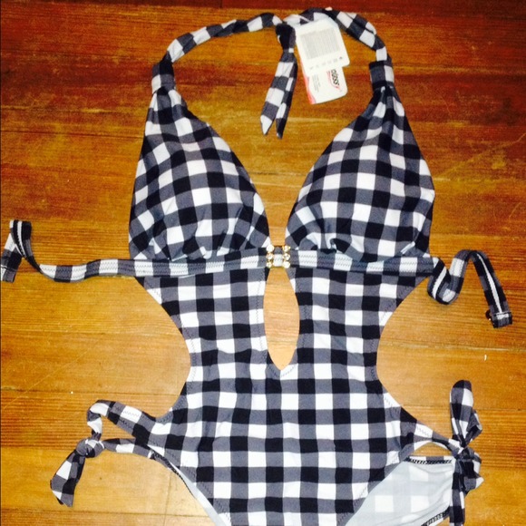 Checkered monokini