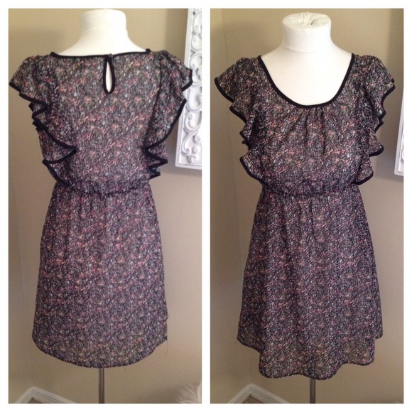 Floral Ruffle Dress