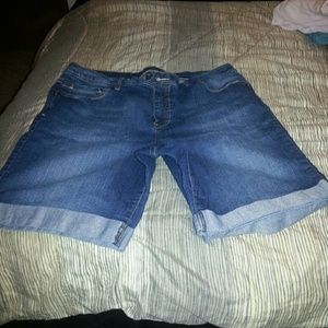 Denim shorts