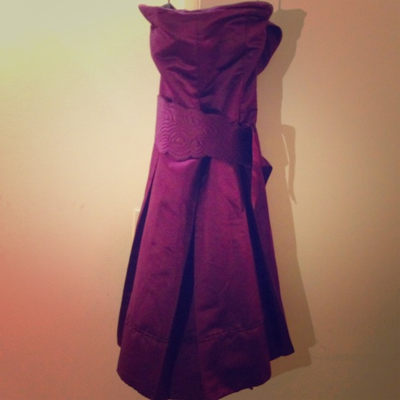 A strapless new dress (never been worn)