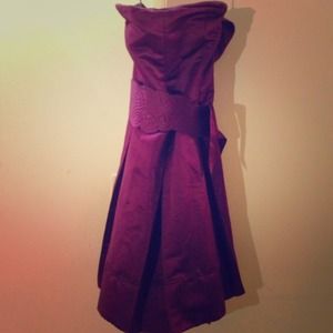 A strapless new dress (never been worn)