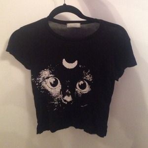 Brandy Melville cat cropped top!