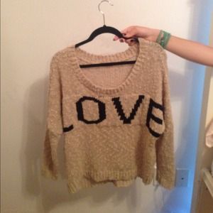 LF "love" sweater!